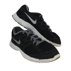 Nike Dual Fusion Lite Boy's Pre-owned Black Running Sneakers - sz. 3Y Wide